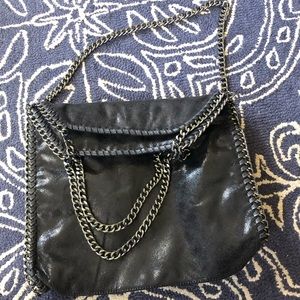 Black purse with gunmetal black chain NWOT Similar 2 Stella McCartney Falabella
